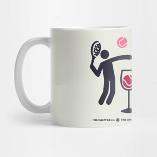 Game. Set. Drink! (dark) Mug